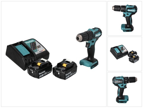 Makita DHP 483 RF Akku Schlagbohrschrauber 18 V 40 Nm Brushless 2x Akku 3 0 Ah Ladegerat Akkubetrieb Galaxus