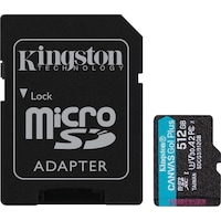 Kingston Canvas Go Plus (microSDXC, 512 GB, U3, UHS-I)