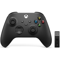 Microsoft Xbox Wireless Controller + Wireless Adapter for Windows 10 (Xbox One X, Xbox Series X, PC, Xbox One S, Xbox Series S)