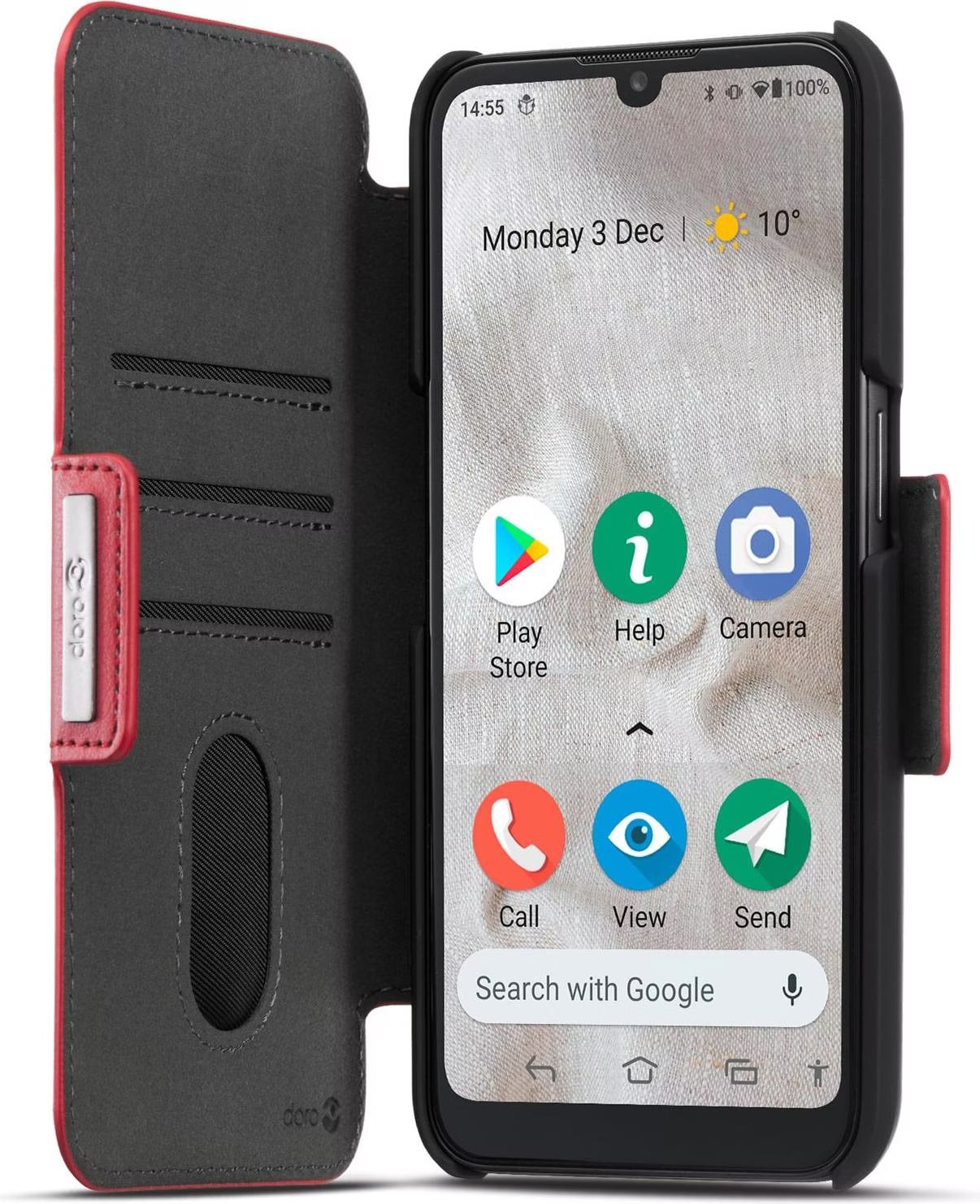 Flip Cover Doro 8080 Case For Doro 8080 Case, Slim Shockproof Hard