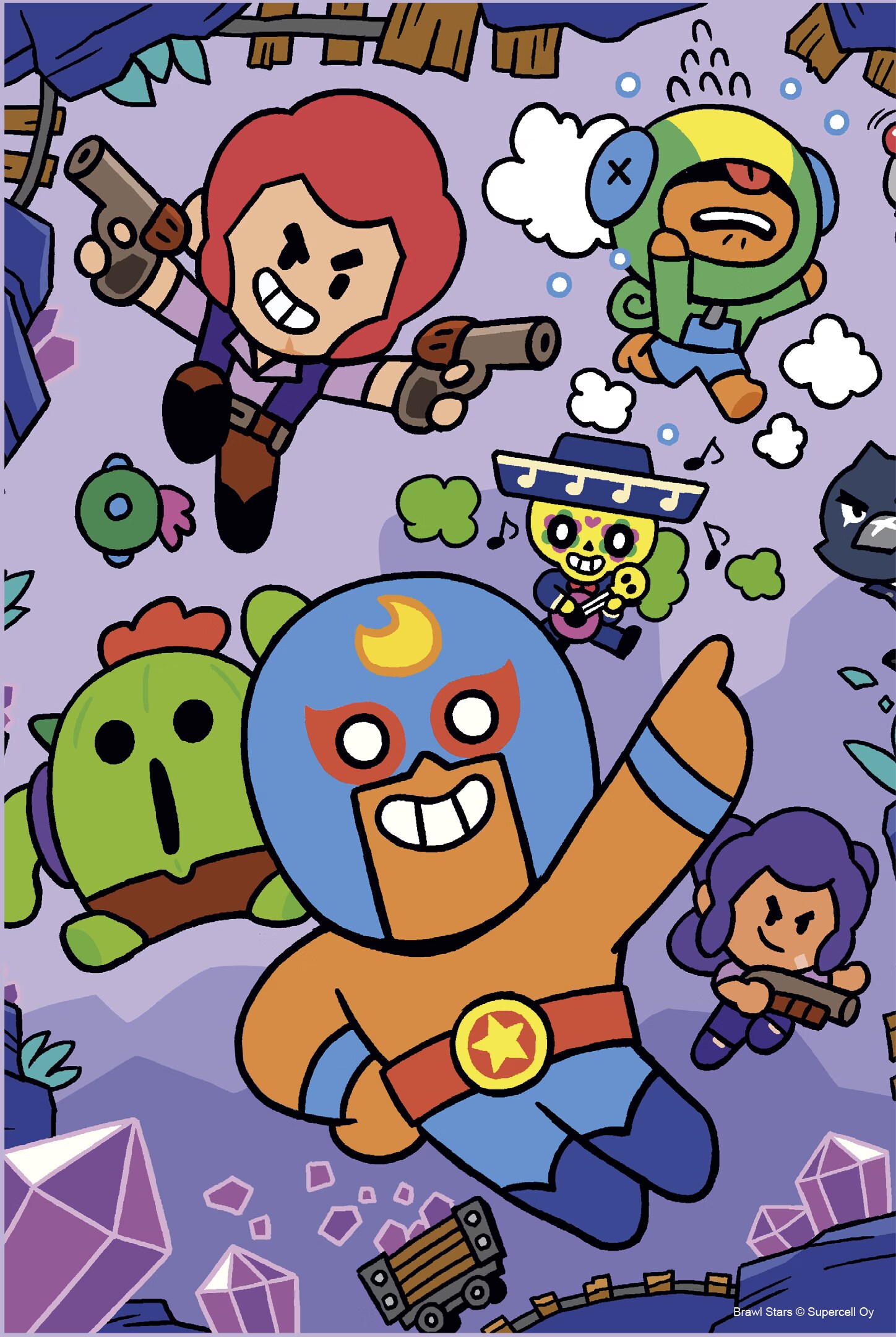 Panini Brawl Stars Super-strong sticker and colouring fun - Galaxus
