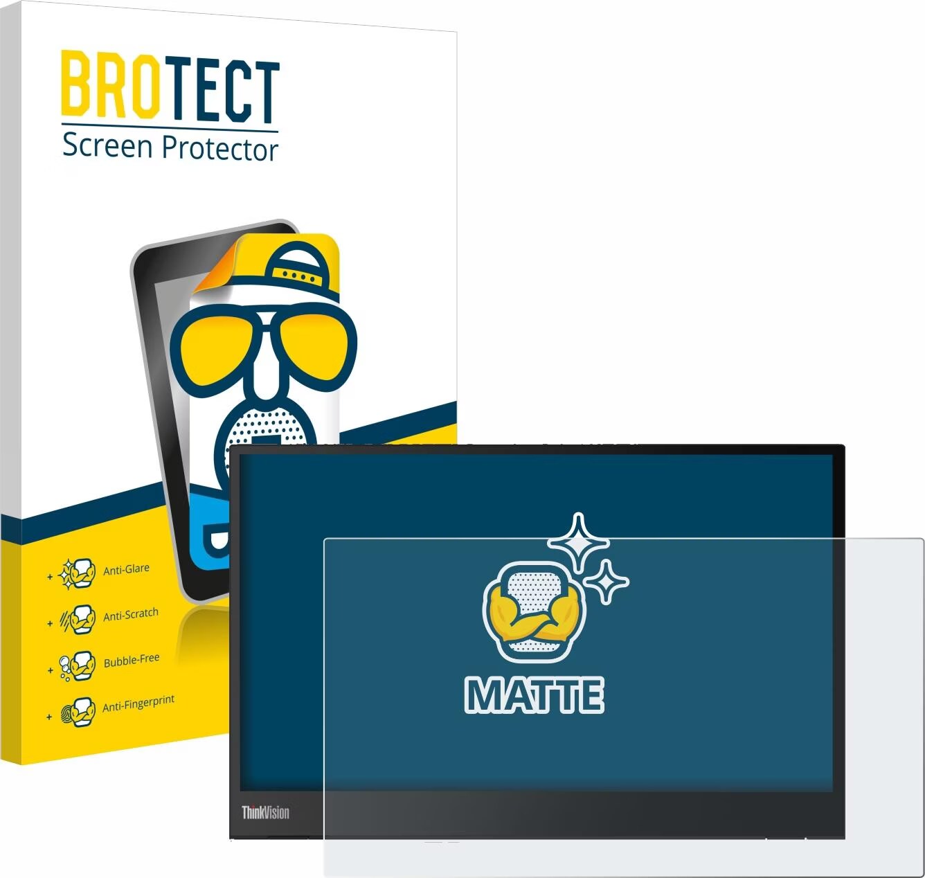 BROTECT Protection Ecran Anti-Reflet Pour Engwe Engine X YL80C 2 Pièces - Film Mat | Unite