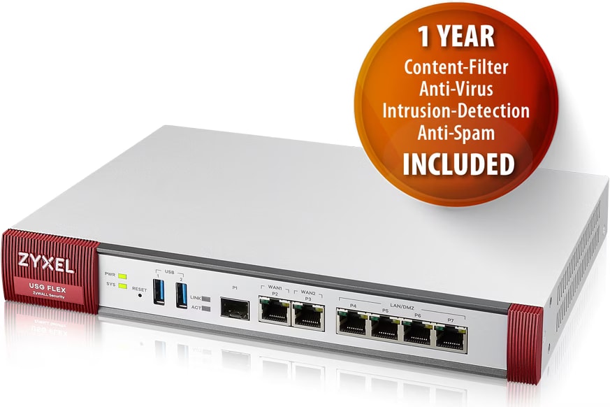 Zyxel USG FLEX 50H - Pare-feu Sécurisé Multi-Gigabit avec VPN