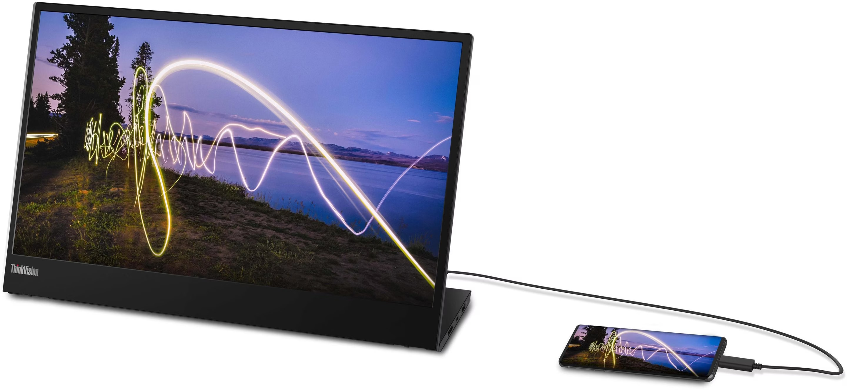 ディスプレイ・モニター本体 Lenovo ThinkVision M15 Amazon.com: Lenovo ThinkVision M15 15.6