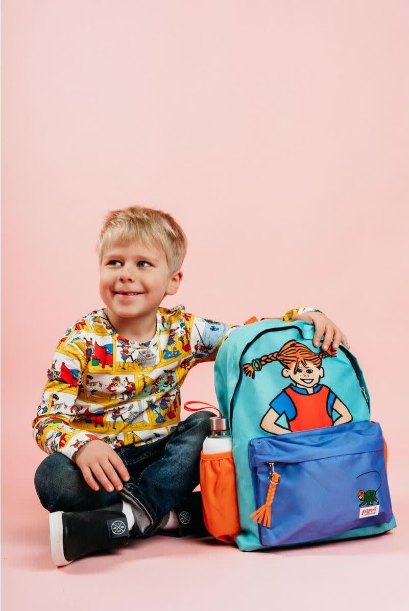 Martinex Pippi Longstocking - Jekku Backpack Pippi turquoise