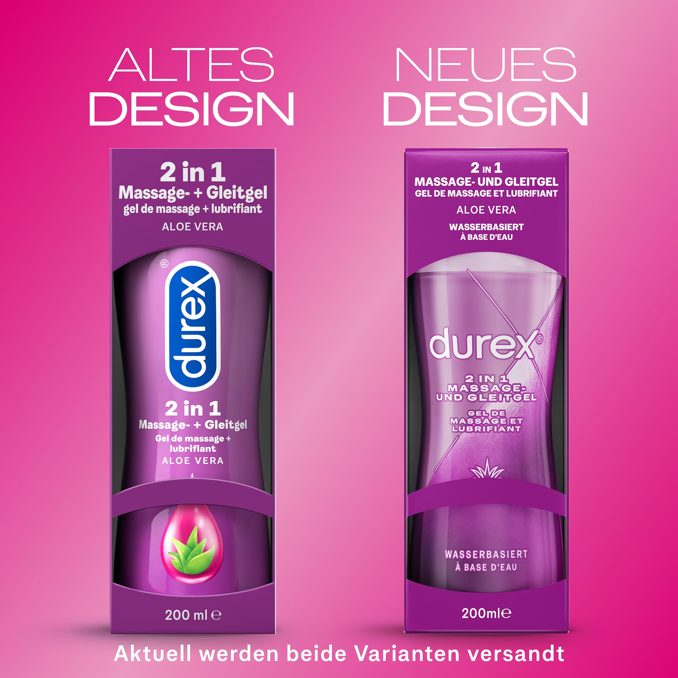 durex gleitgel 2in1 massage aloe vera Durex Play 2in1 Massage & Gleitgel 400 ml (2 x 200 ml, Aloe Vera +Ylang  Ylang) : Amazon.de: Drogerie & Körperpflege main image 0