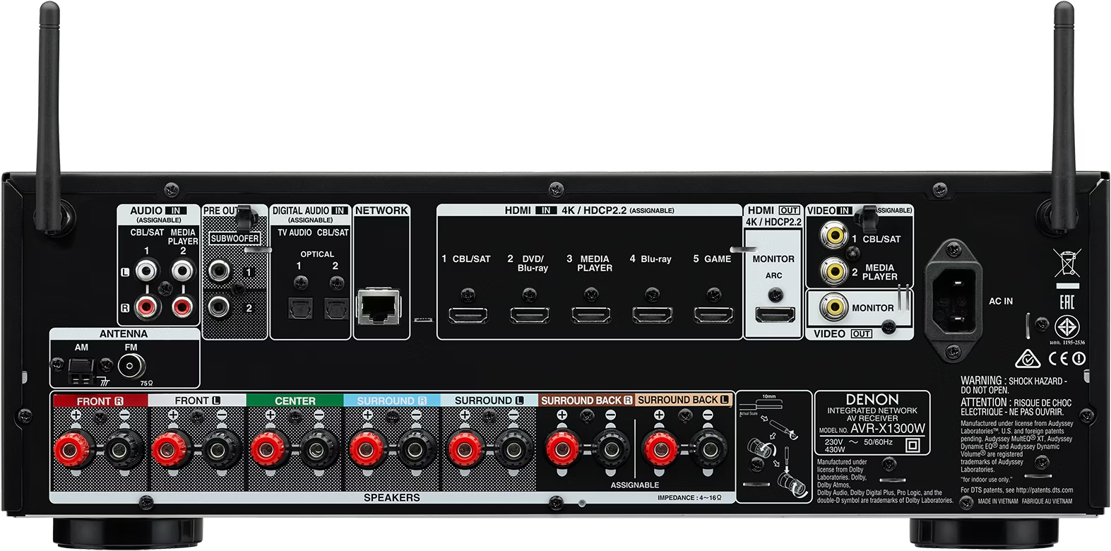 Denon Avr-X1300w - buy at Galaxus - Galaxus