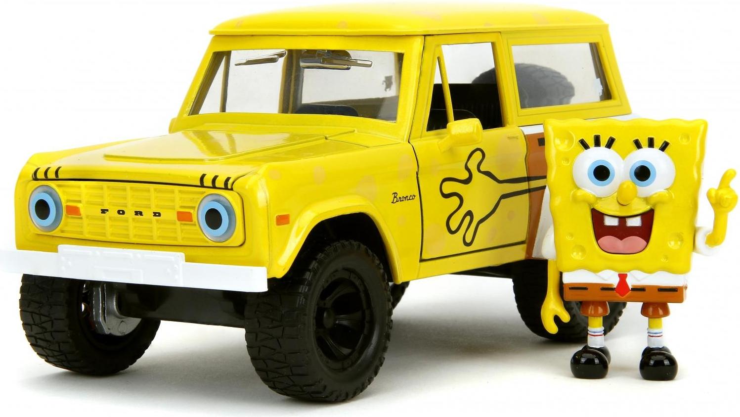 JADA 　スポンジ・ボブ　 SquarePants Ford Bronco Jada Sponge Bob 1973 Ford Bronco 1:24 - buy at Galaxus