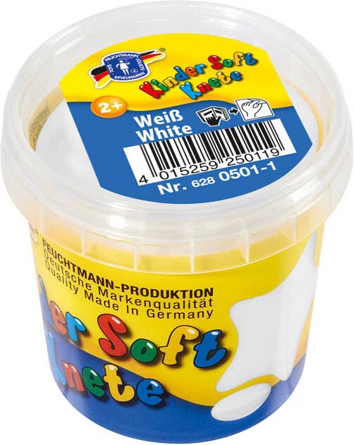 Feuchtmann Schul-Knet Plastilina Per Bambini, Secchio 1960g, 14 Aste Colorate, Indeformabile, Made In Germany