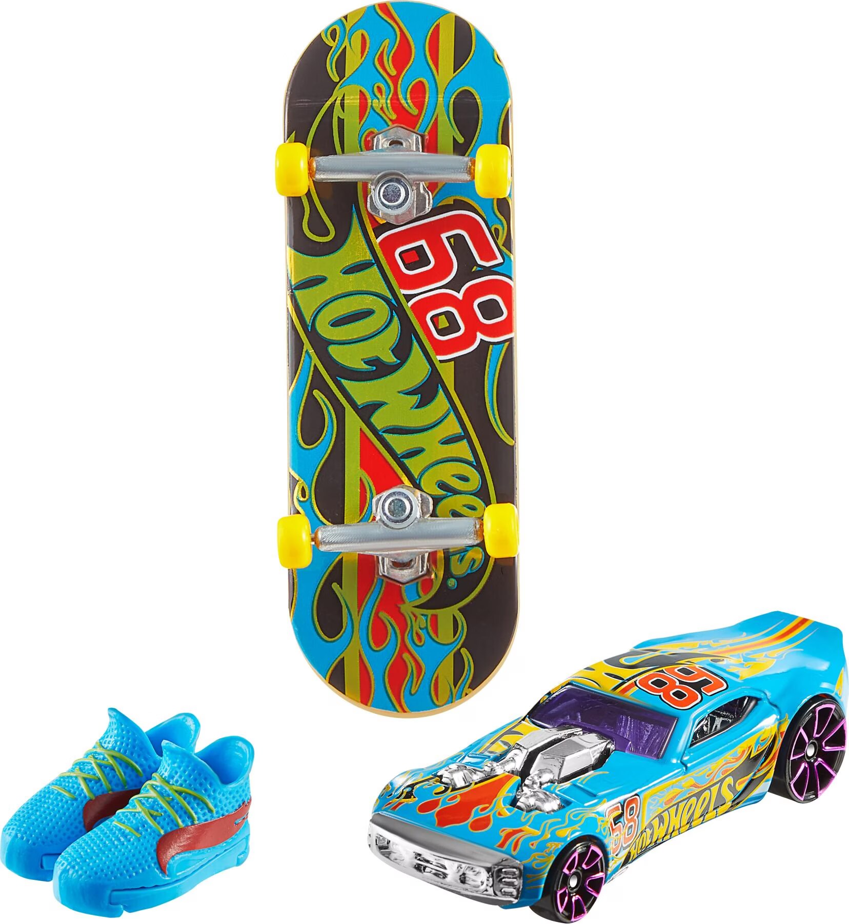 Mattel Hot Wheels Skate, Shoes & Car - Tony Hawk Nitro Doorslammer