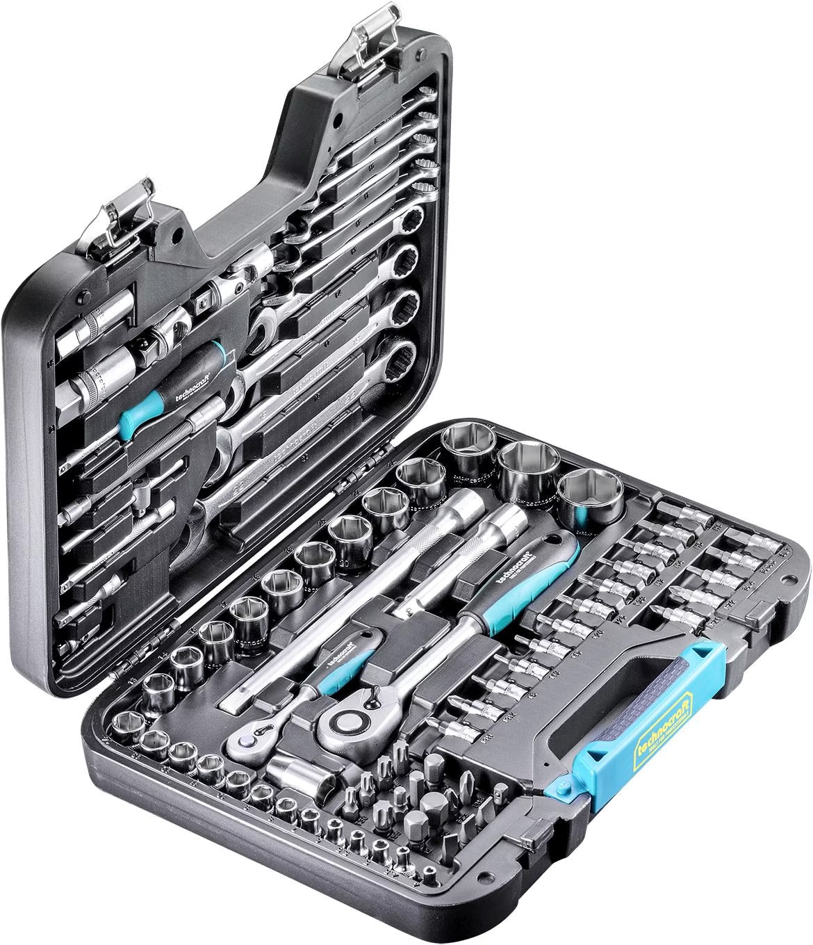 Gedore Red 16-Piece Socket Set, With Reversible Ratchet, Socket Wrench, 1/4 Inch - View #2