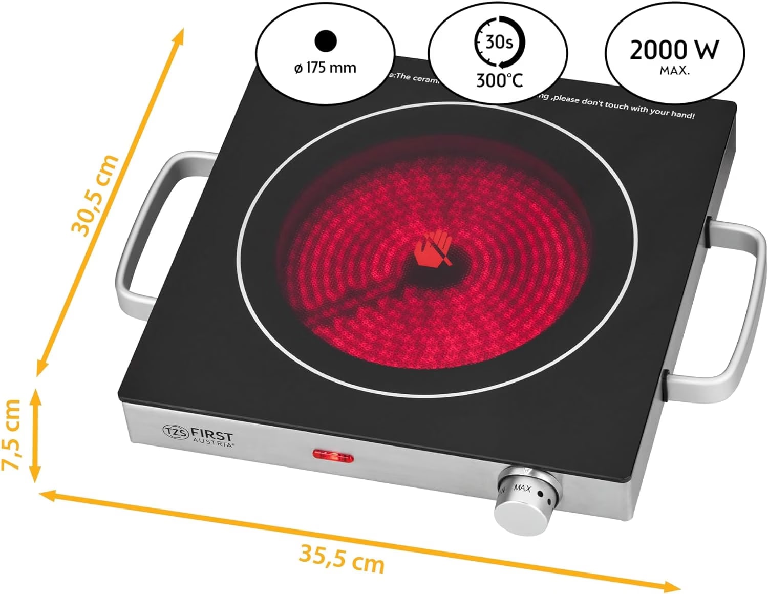 Top Choice - Inductie Adapter Plaat 23 Cm - Kookplaat - Pannen Aanpass Aan Inductie 1